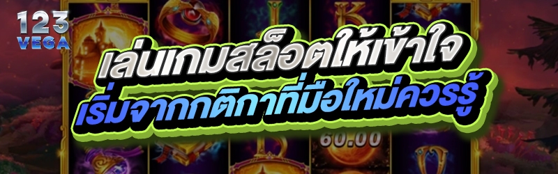 เล่นเกมสล็อตให้เข้าใจ เริ่มจากกติกาที่มือใหม่ควรรู้